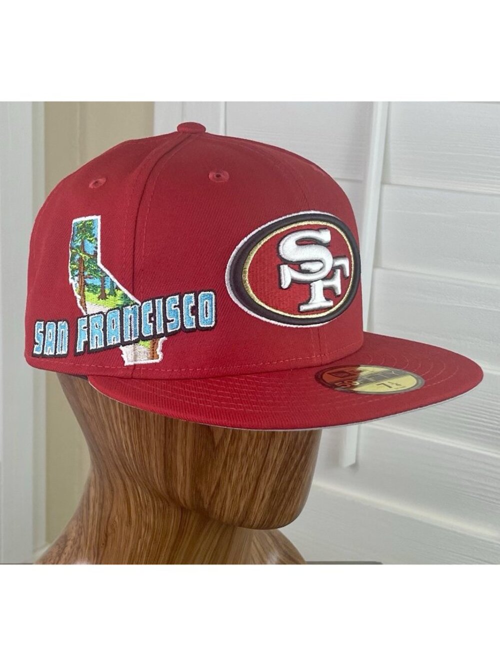 New Era 59Fifty NFL San Francisco 49ers Stateview Fitted Hat Size 7 1/4 - NWT